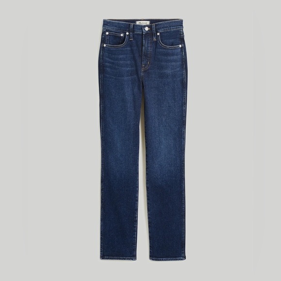 Madewell Women's High Rise Jeans - Dark Blue - Picture 9 of 9